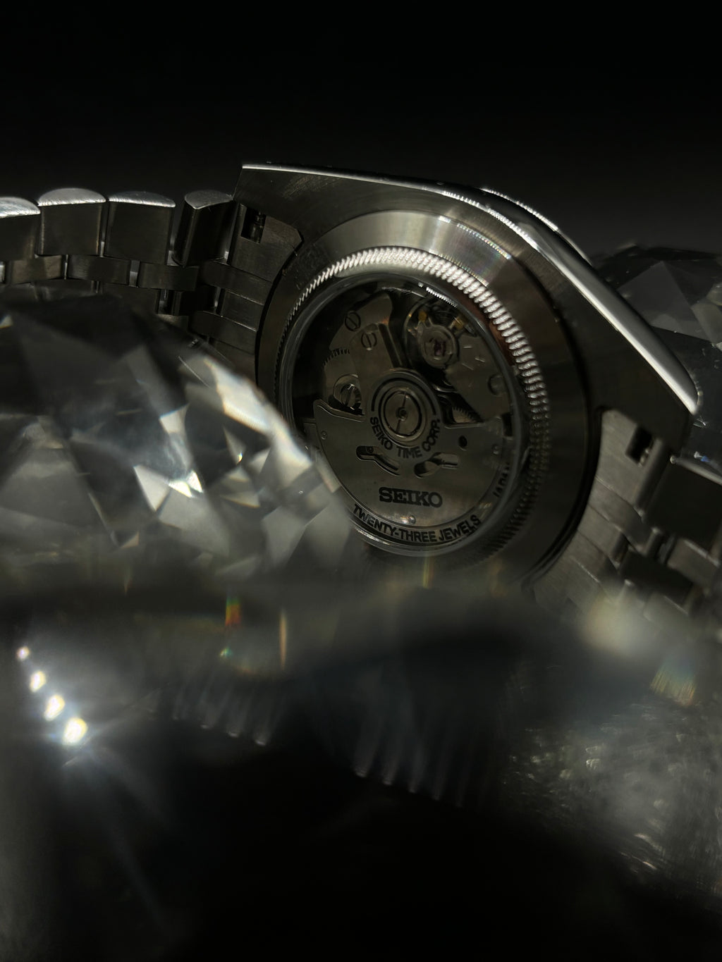 Seiko black dial